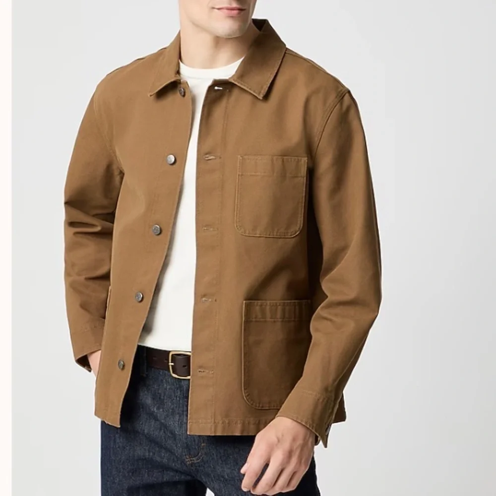 J crew dark flax Canvas chore jacket